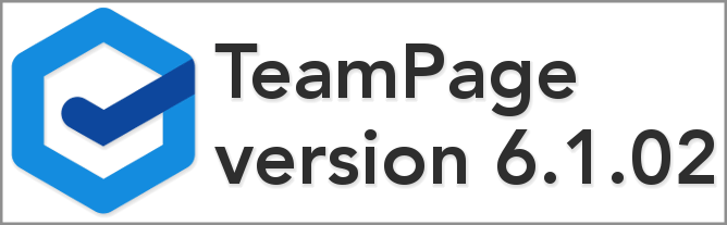 TeamPage 6.1.02 リリース情報